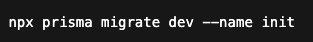 migrate prisma